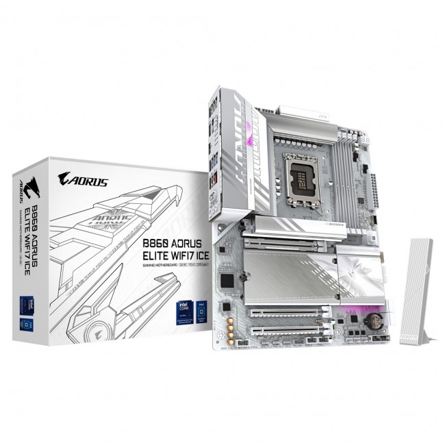 GIGABYTE B860 AORUS ELITE WIFI7 ICE Motherboard GIGABYTE B860 AORUS ELITE WIFI7 ICE Motherboard