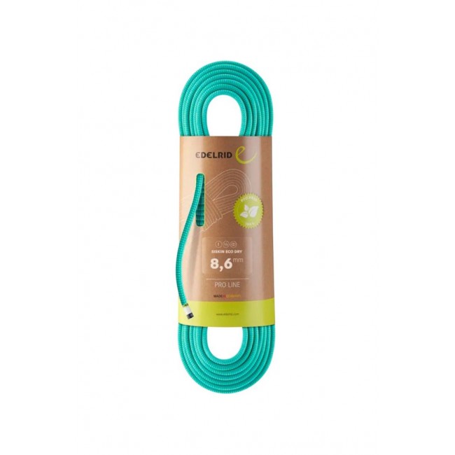 Rope siskin eco dry 8.6mm 60m-icemint EDELRID