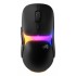 Glorious Gaming Model O3 Wireless Gaming Mouse - InfinitePlay Swappable Battery System, 8k Polling, 130M Click Optical Switches, Ultralight 66g, 30K DPI Optical Sensor, RGB - Black
