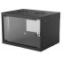 Intellinet Network Cabinet, Wall Mount (Basic), 6U, Usable Depth 340mm/Width 485mm, Black, Flatpack, Max 50kg, Glass Door, 19