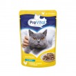 PREVITAL Cat Food Mix 4 Flavors Chicken, Veal, Salmon, Poultry wet cat food 96 x 100 g