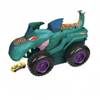 Hot Wheels Monster Trucks Car Chompin Mega Wrex Vehicle, For Ages 3 Years & Up