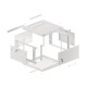 Lanberg WF01-6606-00S rack cabinet 6U Wall mounted rack Grey