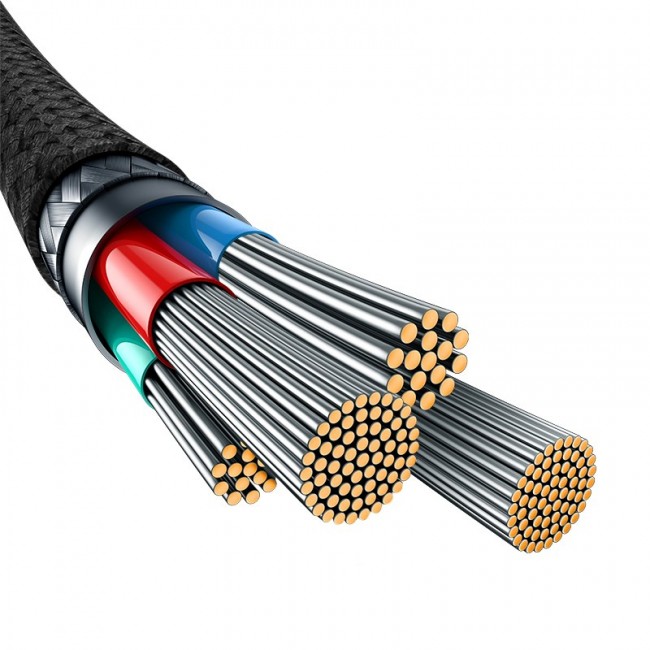 Baseus Unbreakable USB cable 1 m USB A USB C Black Baseus Unbreakable USB cable 1 m USB A USB C Black