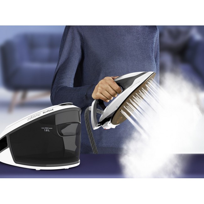 Tefal Express Power SV8130 2800 W 1.8 L Durilium AirGlide Autoclean soleplate Black, White Tefal Express Power SV8130 2800 W 1.8 L Durilium AirGlide Autoclean soleplate Black, White