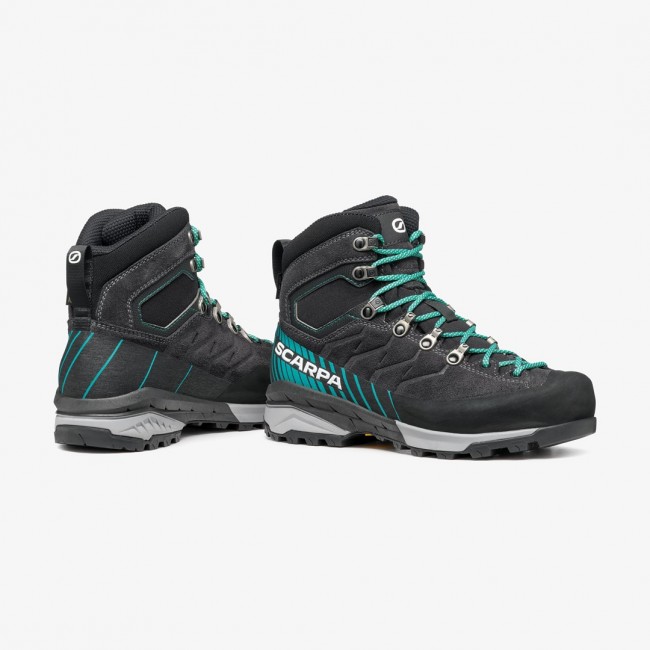 Scarpa MESCALITO TRK GTX WOMAN, 38, Dark Anthracite - Tropical Green
