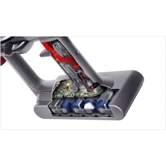 Dyson V11 Fluffy 2-in-1 stick vacuum Battery Dry Bagless Nickel, Red