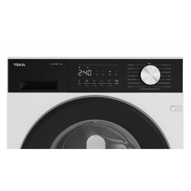 Teka WM 20841 W PL Washing Machine 8 kg 1400 RPM White, Black Teka WM 20841 W PL Washing Machine 8 kg 1400 RPM White, Black