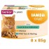 IAMS DELIGHTS Senior Land & Sea Collection in Gravy box wet cat food 8x85g