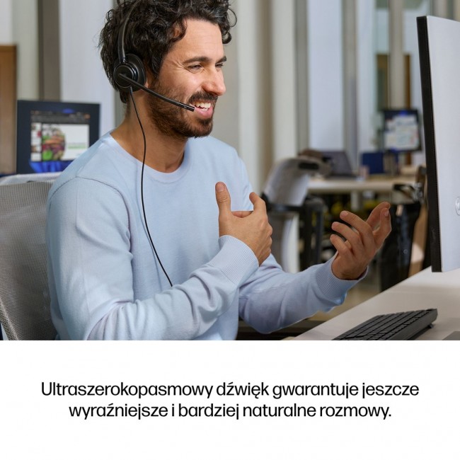 HP Poly Mission 425 Stereo USB Wired Headset