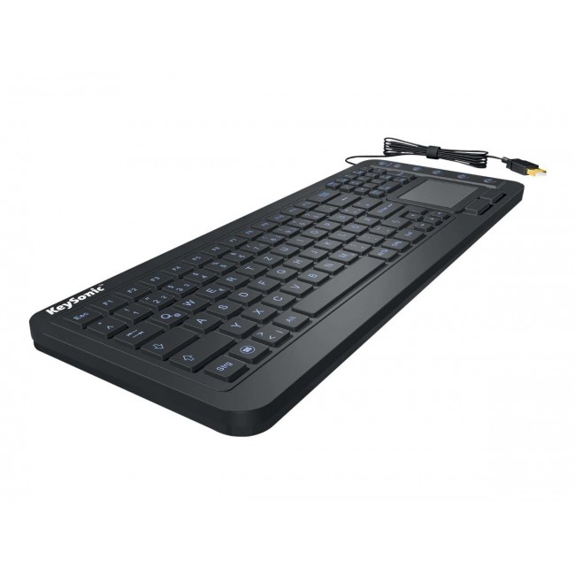 KeySonic KSK-6231 INEL (DE) keyboard Industrial USB QWERTZ German Black