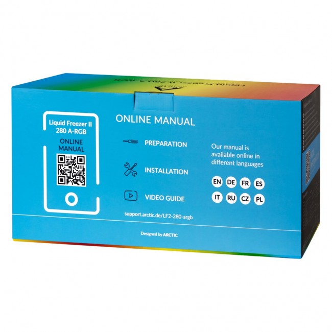 ARCTIC Liquid Freezer II 280 A-RGB - Multi Compatible All-in-One CPU Water Cooler with A-RGB ARCTIC Liquid Freezer II 280 A-RGB - Multi Compatible All-in-One CPU Water Cooler with A-RGB