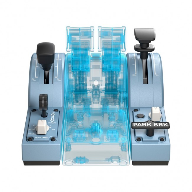 Thrustmaster TCA Quadrant Add-On Airbus Edition Black, Blue Flight Sim PC Thrustmaster TCA Quadrant Add-On Airbus Edition Black, Blue Flight Sim PC