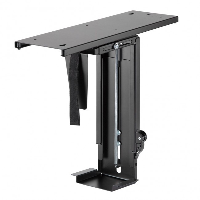 Maclean MC-885 B Under Desk Computer Holder Black Adjustable Max. 10kg. Maclean MC-885 B Under Desk Computer Holder Black Adjustable Max. 10kg.