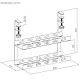 Maclean under-desk cable organizer, max. load 5kg, 2 levels, white, MC-104 W Maclean under-desk cable organizer, max. load 5kg, 2 levels, white, MC-104 W