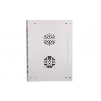 Extralink Rackmount cabinet 12U 600x450 ASP Gray wall mounted, metal door