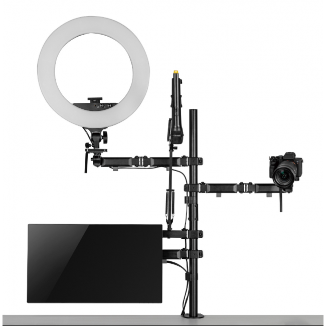 Monitor Mount, Microphone, Camera and Floodlight All-In-One Studio NanoRS, YouTube, 17 Monitor Mount, Microphone, Camera and Floodlight All-In-One Studio NanoRS, YouTube, 17