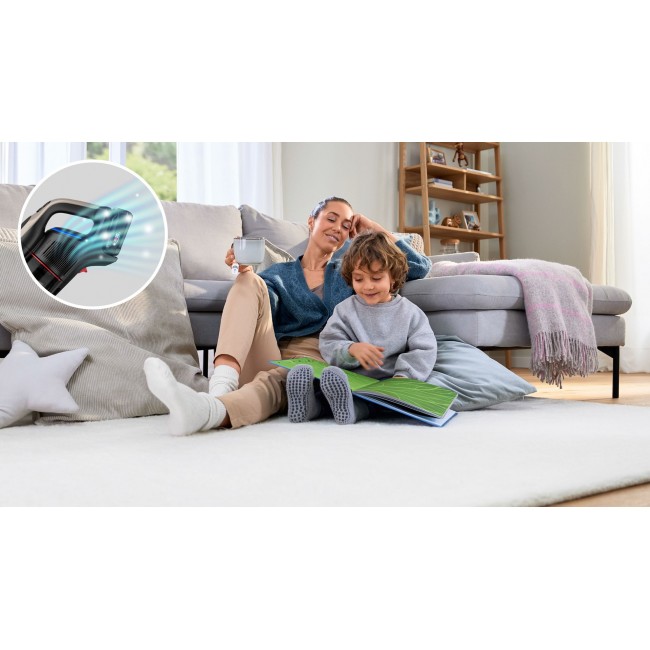 Bosch BCS931GAC stick vacuum/electric broom Battery Dry HEPA Bagless 0.4 L Graphite 3 Ah Bosch BCS931GAC stick vacuum/electric broom Battery Dry HEPA Bagless 0.4 L Graphite 3 Ah