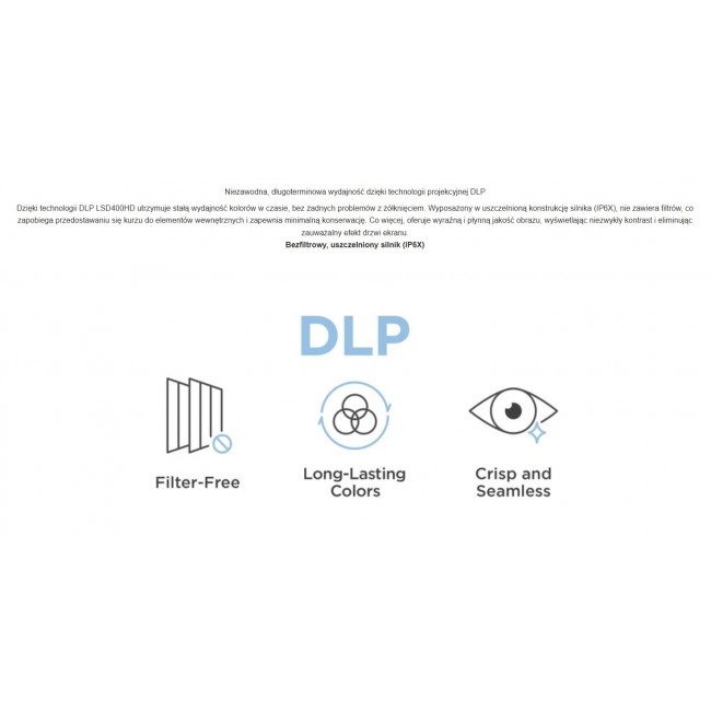 Viewsonic LSD400HD data projector Standard throw projector 4000 ANSI lumens DLP 1080p (1920x1080) White