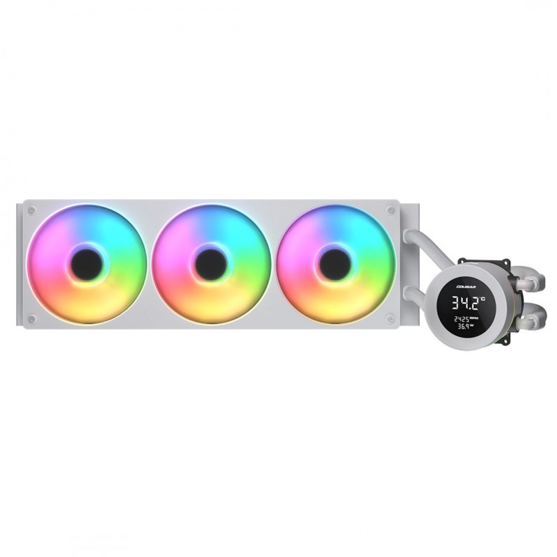 COUGAR Poseidon Vistek 360 CPU Water Cooling, ARGB, White