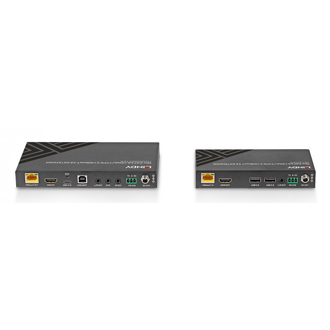Lindy 70m Cat.6A HDMI 4K60 & Type C HDBaseT 3.0 KVM Extender