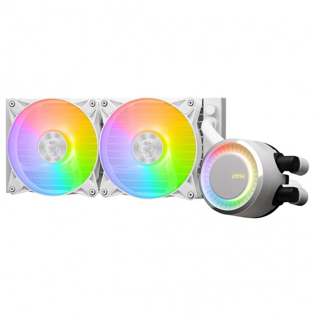 MSI MAG Coreliquid E240 WHITE Motherboard, Processor Liquid cooling kit 12 cm MSI MAG Coreliquid E240 WHITE Motherboard, Processor Liquid cooling kit 12 cm