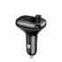 Baseus CCMT000101 FM transmitter 87.5 - 108 MHz Bluetooth Black
