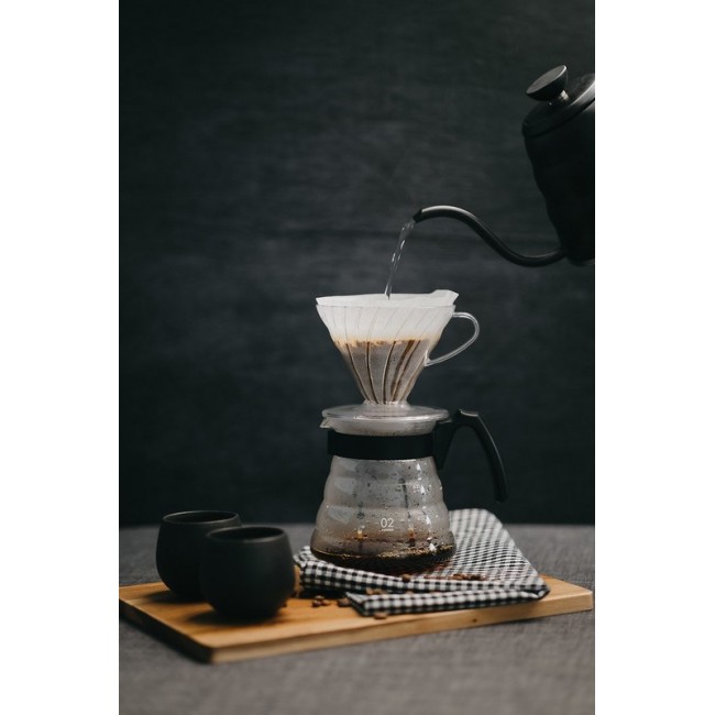 HARIO V60-02 Clear Plastic Drip