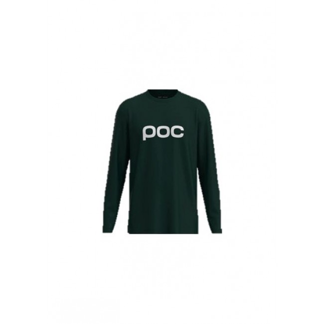 Koszulka POC L/S Tee zielona - M
