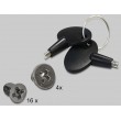 DeLOCK 47220 drive bay panel Black