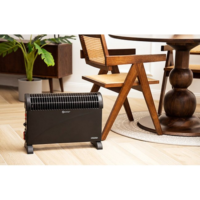Mesko Home MS 7741 Indoor Black 2000 W Convector electric space heater