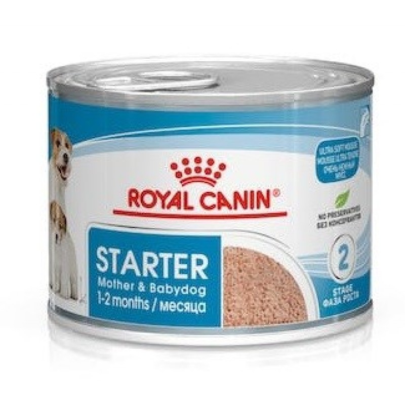 ROYAL CANIN Starter Mousse Mother & Babydog - can 195g ROYAL CANIN Starter Mousse Mother & Babydog - can 195g