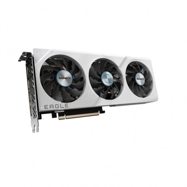 GIGABYTE GeForce RTX 4060 Ti EAGLE OC ICE 8G Graphics Card - 8GB GDDR6, 128bit, PCI-E 4.0, 2550MHz Core Clock, 2 x DisplayPort 1.4a, 2 x HDMI 2.1a, NVIDIA DLSS 3, GV-N406TEAGLEOC ICE-8GD