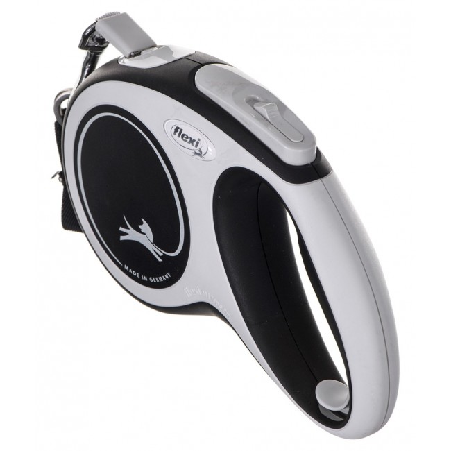 Flexi New Comfort M Tape 5 m Black Dog Retractable lead Flexi New Comfort M Tape 5 m Black Dog Retractable lead