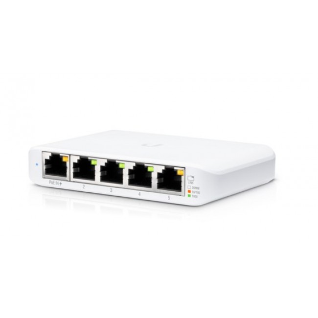 Ubiquiti UniFi Switch Flex Mini (3-pack) Managed Gigabit Ethernet (10/100/1000) Power over Ethernet (PoE) White Ubiquiti UniFi Switch Flex Mini (3-pack) Managed Gigabit Ethernet (10/100/1000) Power over Ethernet (PoE) White