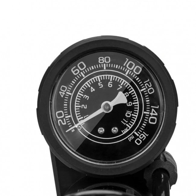 Rockbros 42610002001 Bicycle floor pump with pressure gauge Black Rockbros 42610002001 Bicycle floor pump with pressure gauge Black