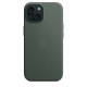Apple iPhone 15 FineWoven Case with MagSafe - Evergreen Apple iPhone 15 FineWoven Case with MagSafe - Evergreen