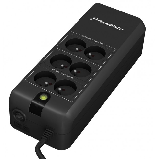 PowerWalker VFD 600 APFC FR uninterruptible power supply (UPS) Standby (Offline) 0.6 kVA 300 W 6 AC outlet(s) PowerWalker VFD 600 APFC FR uninterruptible power supply (UPS) Standby (Offline) 0.6 kVA 300 W 6 AC outlet(s)
