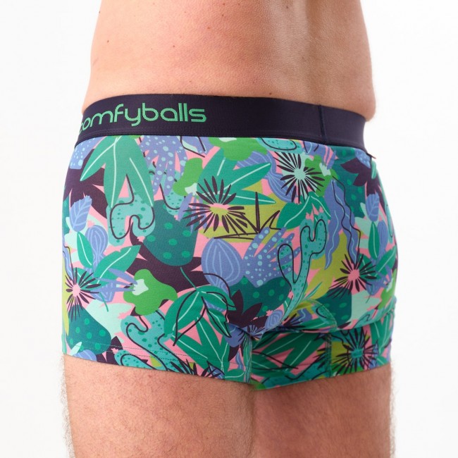 Comfyballs Tropical Cotton Brief Green