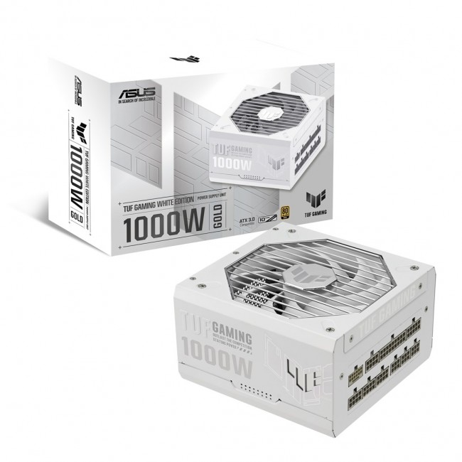 ASUS TUF Gaming 1000W Gold White Edition power supply unit 20+4 pin ATX ATX ASUS TUF Gaming 1000W Gold White Edition power supply unit 20+4 pin ATX ATX