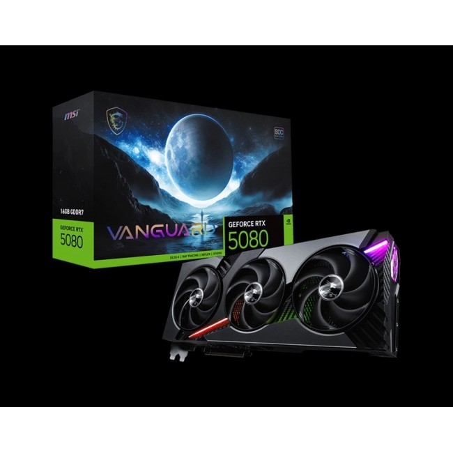 MSI RTX 5080 16G VANGUARD SOC graphics card