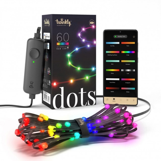 Twinkly Dots Black Twinkly Dots Black