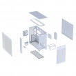ASUS PRIME AP303 TG White Midi Tower ASUS PRIME AP303 TG White Midi Tower