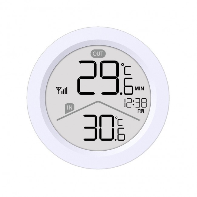 GreenBlue wireless weather station, IN/OUT temperature, clock, C/ F selectable, range up to 60 m, GB162