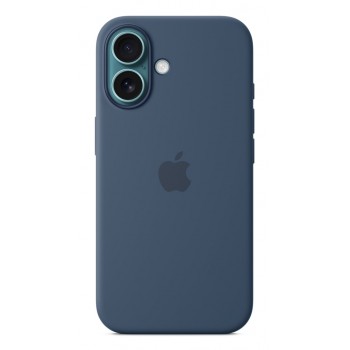 Apple iPhone16 Silicone Case with MagSafe - Denim