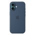 Apple iPhone16 Silicone Case with MagSafe - Denim