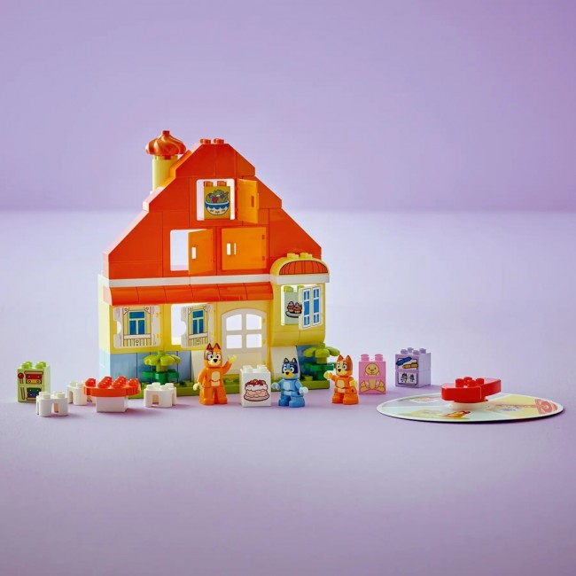 LEGO BLUEY 10459 Bluey's Family House with Memory Game