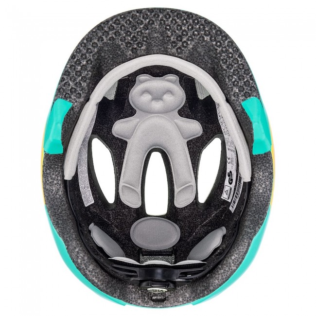 uvex oyo style monster lagoon matt children's cycling helmet, size 50 54