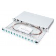 Digitus Fiber optic splice box, 1U, equipped, 12x LC DX, OM3 Digitus Fiber optic splice box, 1U, equipped, 12x LC DX, OM3