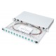 Digitus Fiber optic splice box, 1U, equipped, 12x LC DX, OM3